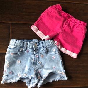 Girls 3T denim shorts